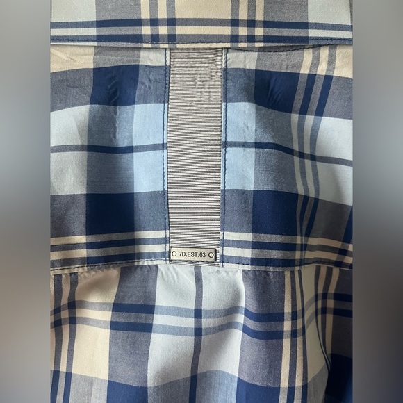 7 Diamonds Men’s Short Sleeve Button Front Shirt Size XXL - Picture 6 of 7